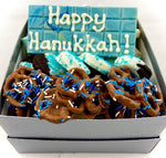 Hanukkah Box including personalized chocolate bar