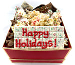 Heavenly Holiday Box including personalized chocolate bar message
