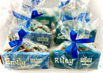 Hanukkah loot bag with personalized chocolate bar